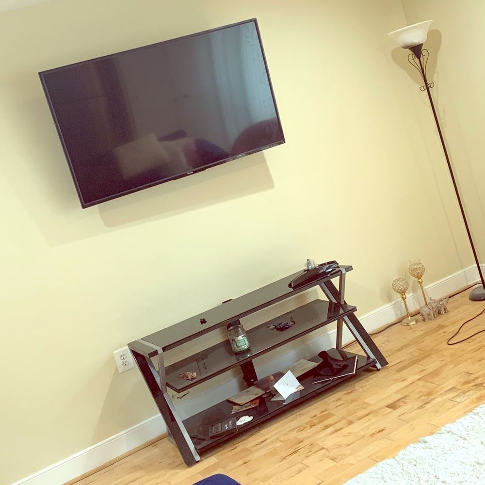 tv stand with bracket